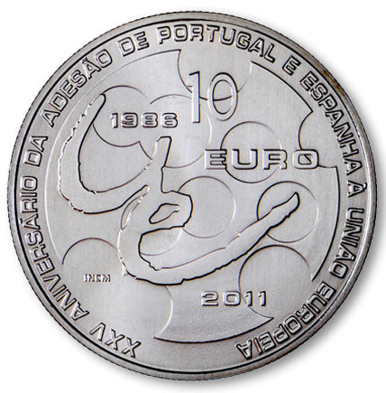 Πορτογαλία 10€ XXV Επέτειος. Ένταξη στην ΕΕ 2011