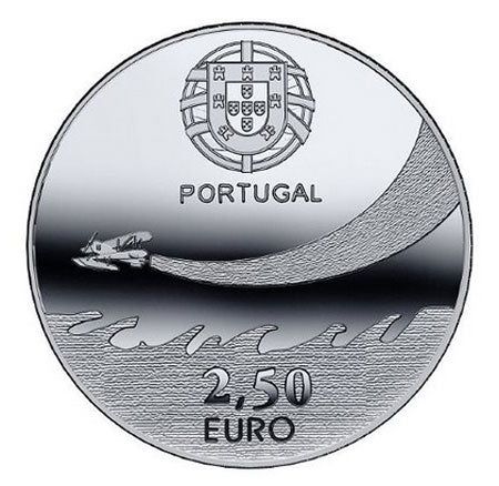 Πορτογαλία 2,50 € 100 Years of Military Aviation Silver Proof 2014
