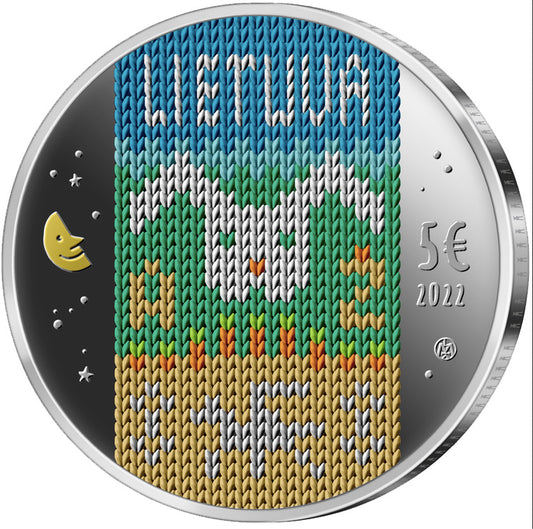 Λιθουανία 5 € Ιστορίες από την παιδική μου ηλικία Silver Proof 2022