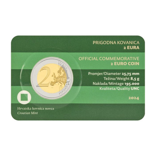 Κροατία 2€ Κάρτα με κέρμα Varazdin Old Town 2024