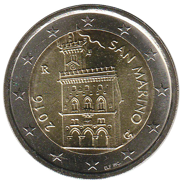 San Marino 2 € 2016 Τρέχουσα - ΣΥΜΠΤΩΣΗ