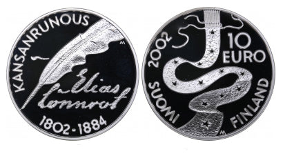 Φινλανδία 10 € Eljas Lonnrot 2002