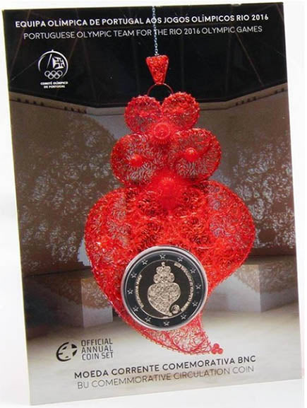 Πορτογαλία 2€ Olympic Team 2016 BNC (παρατηρήσεις)