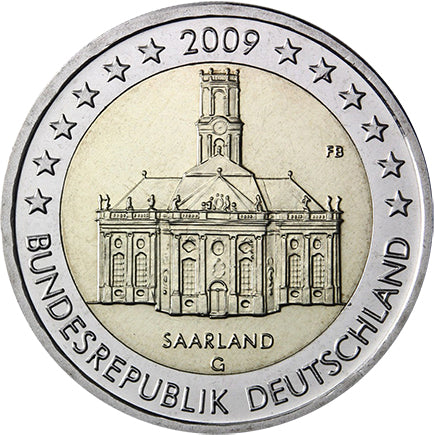 Γερμανία 2€ Saarland 2009