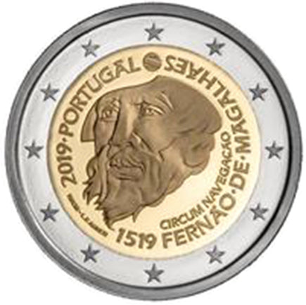 Πορτογαλία 2€ Ferdinand Magellan Circum-Navigation Trip 2019