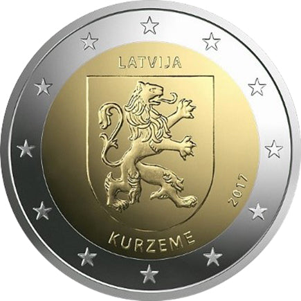 Λετονία 2€ Kurzeme 2017