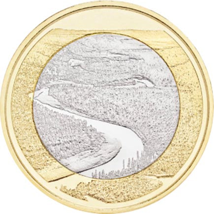 Φινλανδία 5 € Oulankajoki River 2018