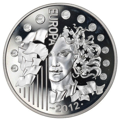 Γαλλία 10 € 20 χρόνια L'Eurocorps Silver Proof 2012