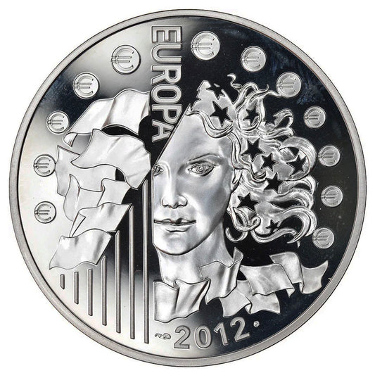 Γαλλία 10 € 20 χρόνια L'Eurocorps Silver Proof 2012