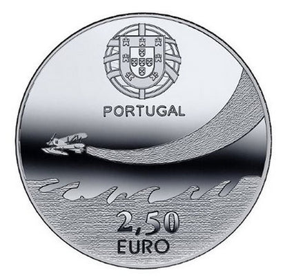 Πορτογαλία 2,50 € 100 Years of Military Aviation Silver Proof 2014