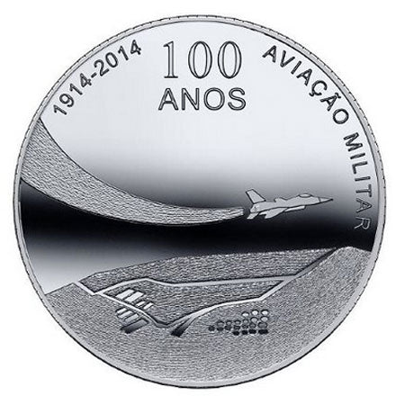 Πορτογαλία 2,50 € 100 Years of Military Aviation Silver Proof 2014