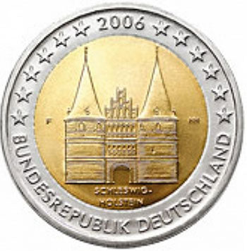 Γερμανία 2€ Προεδρία του Σλέσβιχ - Holstentor 2006 (5 Επιστολές)