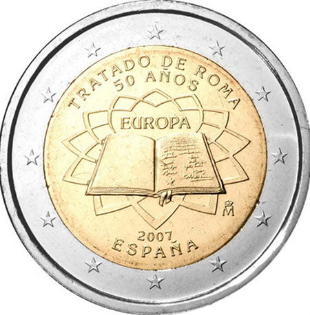 Ισπανία 2€ Συνθήκη της Ρώμης 2007