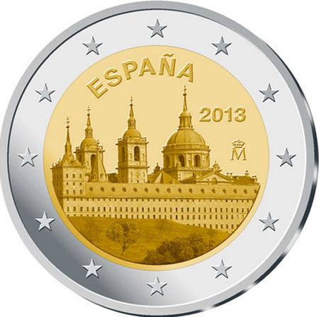 Ισπανία 2€ Escorial 2013