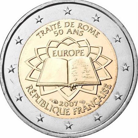 Γαλλία 2€ Συνθήκη της Ρώμης 2007
