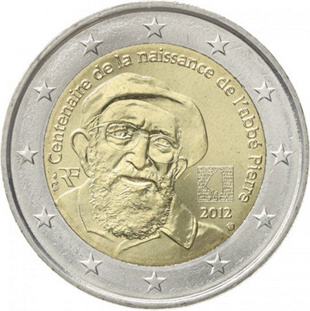 Γαλλία 2€ Abbe Pierre 2012