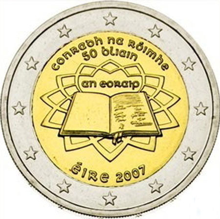 Ιρλανδία 2€ Συνθήκη της Ρώμης 2007