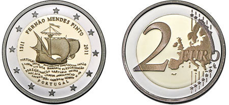 Πορτογαλία 2€ Fernão Mendes Pinto Bnc 2011