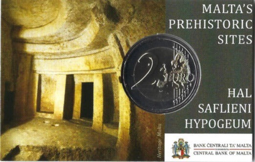 Μάλτα 2€ Hal Saflieni Hypogeum 2022 Coincard