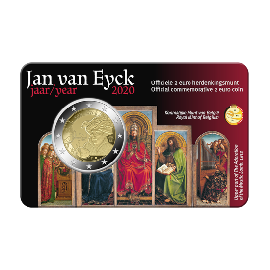Βέλγιο 2 € 2020 Jan Van Eyck