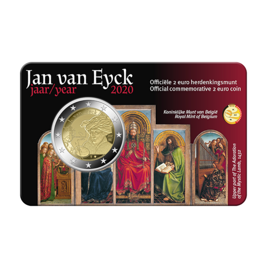 Βέλγιο 2 € 2020 Jan Van Eyck