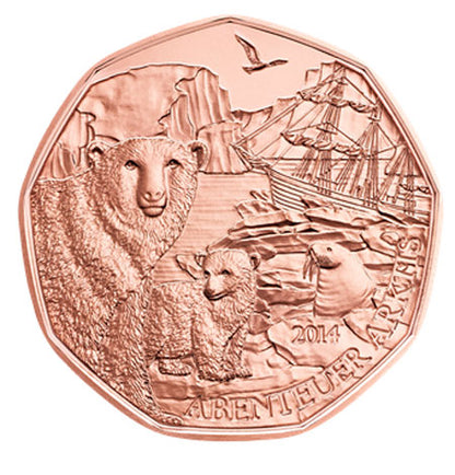 Αυστρία 5 € Arctic Adventure 2014