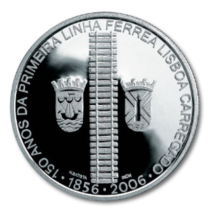 Πορτογαλία 8 € 1η Σιδηροδρομική Γραμμή Λισαβόνας - Καρεγάδο 2006