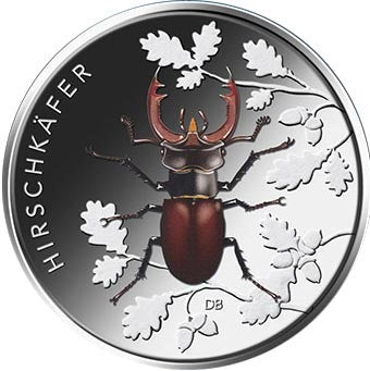 Γερμανία 5€ Insect Kingdom (Beetle) 2024