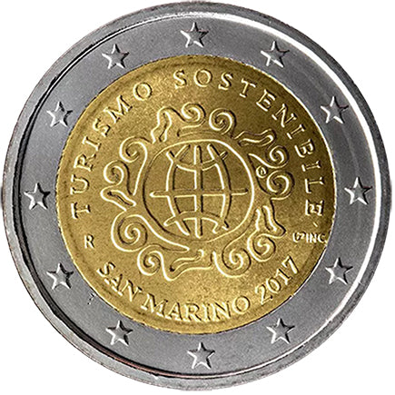 San Marino 2€ Διεθνές Έτος Τουρισμού 2017
