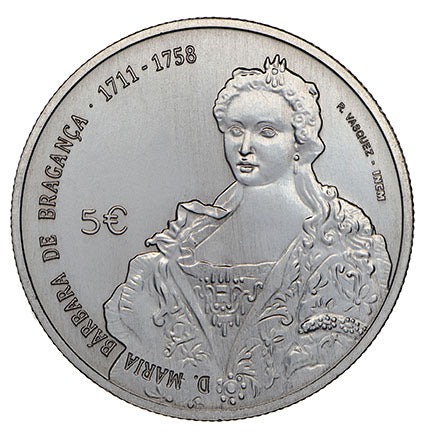 Πορτογαλία 5 € Maria Bárbara 2017