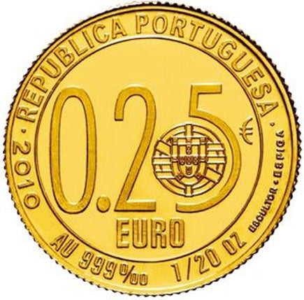 Πορτογαλία 1/4€ 2010 - Luis Camões