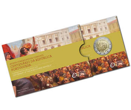 Πορτογαλία 2€ Centenary of the Republic 2010 Απόδειξη