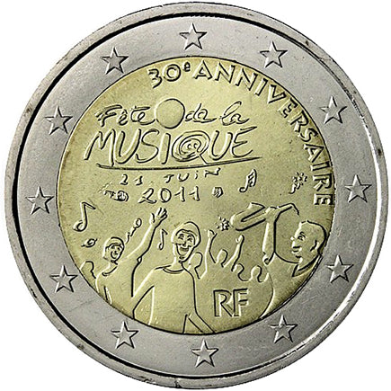 Γαλλία 2€ Μουσικό Φεστιβάλ 2011