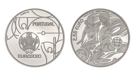 Πορτογαλία 2,50 € Euro 2020 UEFA Proof Silver