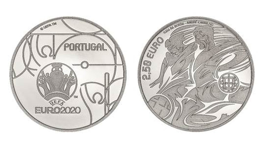 Πορτογαλία 2,50 € Euro 2020 UEFA Proof Silver