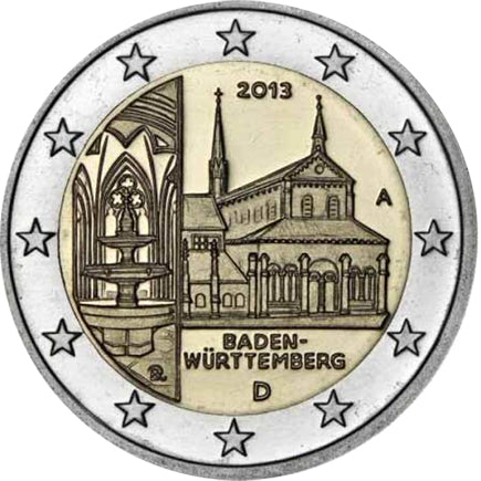 Γερμανία 2€ Maullborn Abbey 2013