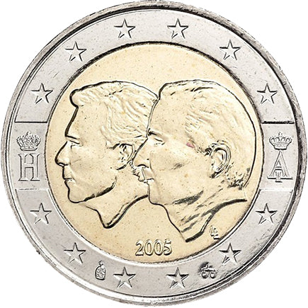 Βέλγιο 2€ Henri and Albert 2005