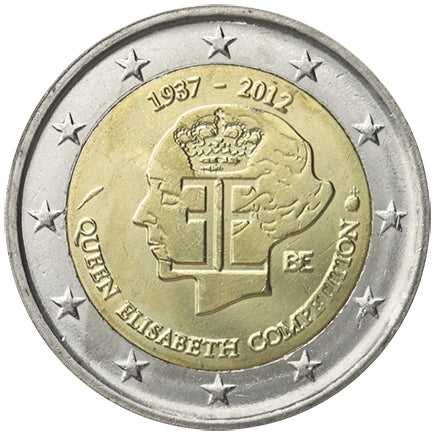 Βέλγιο 2€ Βασίλισσα Ελισάβετ 2012