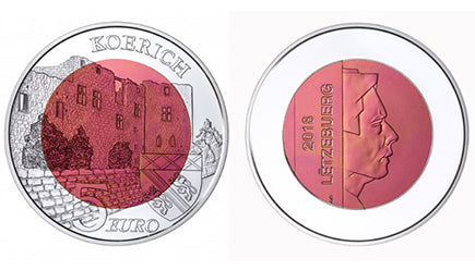 Λουξεμβούργο 5 € Koerich Castle NioB 2018