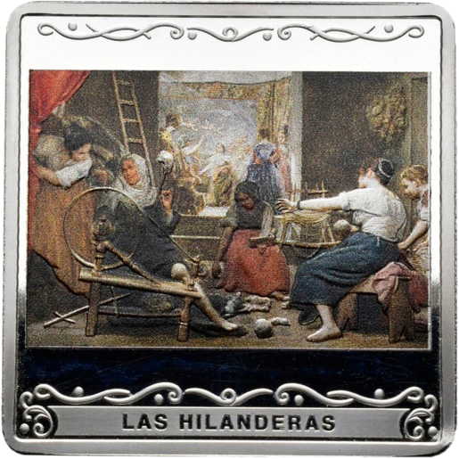Ισπανία 10€ "425 Anniversary of Velázquez" (HILANDERAS) 2024 Silver