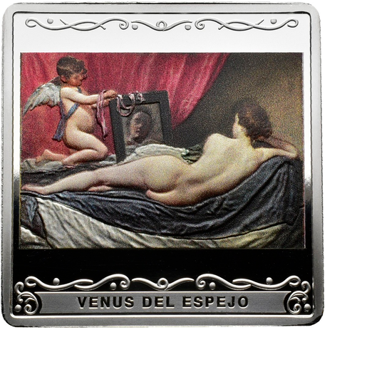 Ισπανία 10€ "425 Anniversary of Velázquez" (VENUS ESPEJO) 2024 Silver