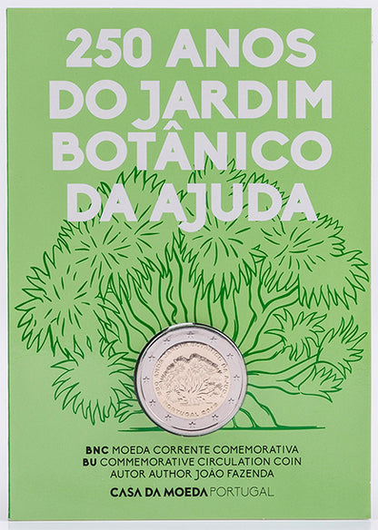 Πορτογαλία 2€ 250 Years Botanical Garden 2018 BNC