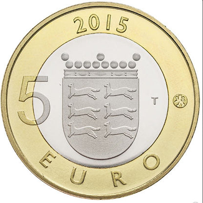 Φινλανδία 5 € Ferret- Ostrobothnia 2015
