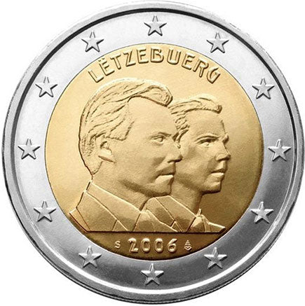 Λουξεμβούργο 2€ Μεγάλος Δούκας Γουίλιαμ 2006