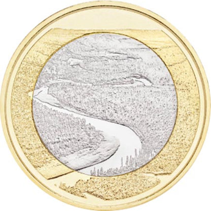 Φινλανδία 5 € Oulankajoki River 2018