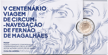 Πορτογαλία 2€ Ταξίδι Circum-Navigation Fernão de Magalhães Proof 2019