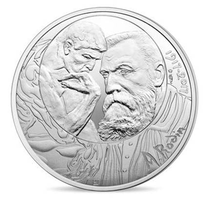Γαλλία 10 € Auguste Rodin 2017